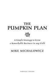 The Pumpkin Plan cover